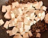 A picture of step 2 of XO Sauce Mapo Tofu with Ground Beef.