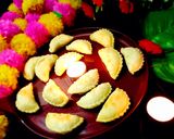 A picture of step 5 of Mava gujiya (ghughra).