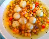 Krumpli gombócos zöldségleves recept fázis 5 fotója