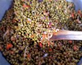A picture of step 5 of Green grams (pacha payir kalambu).