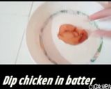 A picture of step 4 of KFC style zinger Burger.