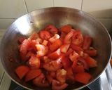 A picture of step 1 of Punjabi Paneer stuffed Capsicum in Red Gravy.