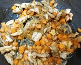 A picture of step 5 of Chicken Fried Rice.