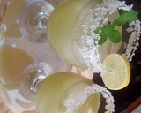 A picture of step 2 of Mint Margarita.