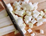 Hình bước làm 1 của món Bánh Phở Tráng Chảo Trộn Thịt Xào
