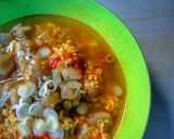Foto langkah ke 5 dari resep Cilok Bawang Kuah Telur.