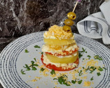 Foto del paso 4 de la receta: Ensalada malagueña en milhojas