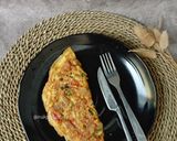 Foto langkah ke 5 dari resep Omelet Telur Ala Hotel.
