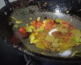 A picture of step 4 of Masala Pasta.