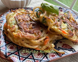 義大利麵簡單蔬菜小煎餅（Spaghetti Fritters)的食譜步驟5照片