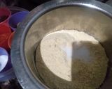 A picture of step 1 of Bread Pakoda.