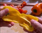 A picture of step 1 of Eggs and Pepper Stir Fry.
