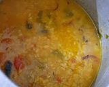 A picture of step 3 of Moong dal.