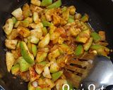 A picture of step 2 of Apple Gourd or Tinday Fry.