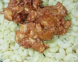 A picture of step 3 of Chicken tomato macaroni.