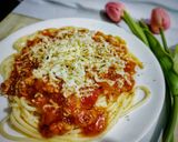 Foto langkah ke 5 dari resep Spaghetti Bolognaise (dg saus instan).
