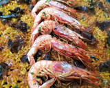 Foto del paso 8 de la receta: Arroz con gamba roja, alga dulse y caldo de alga fucus con azafrán