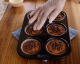 A picture of step 8 of Double Chocolate Muffins.