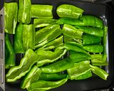 A picture of step 2 of Roasted sweet pepper in soy and sesame sauce.