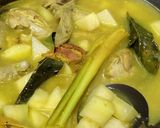 Foto langkah ke 4 dari resep Opor Ayam Kentang.