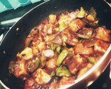 A picture of step 7 of Chilli paneer restro style.