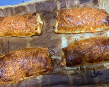 Foto del paso 3 de la receta: Napolitanas de jamón y queso rápido y sencillo con hojaldre