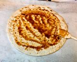 A picture of step 3 of Teriyaki That! Pizza.