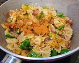 A picture of step 6 of PERI PERI PASTA...