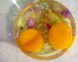 Foto langkah ke 2 dari resep Omelete Bayam.