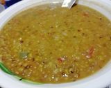 A picture of step 4 of Green grams stew.