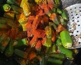 A picture of step 11 of Masala Bhindi Do Pyaza.