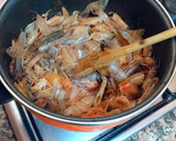 Foto del paso 8 de la receta: Sopa de mariscos a los tres caldos e infusionada con azafrán