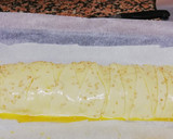 Foto del paso 5 de la receta: Salmón hojaldrado al horno con espárragos verdes y queso fundido