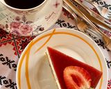 Pas rețetă Tort cu jeleu de căpșuni 🍓 8 fotografie