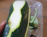 Cukkini lapcsánka zöldbanán liszttel recept fázis 1 fotója