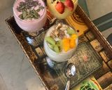 A picture of step 1 of Breakfast Smoothies.