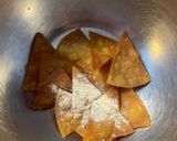 A picture of step 3 of Home made Cool Ranch Doritos.
