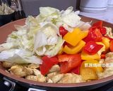 A picture of step 17 of Curry Chicken with Cabbage.