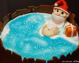 Foto del paso 7 de la receta: Tarta fondant de Papá Noel