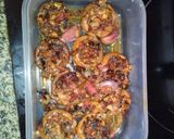 Foto del paso 5 de la receta Champiñones rellenos de jamón al horno