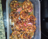Foto del paso 5 de la receta: Champiñones rellenos de jamón al horno