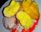 A picture of step 10 of Donuts bun with mango curd filling.