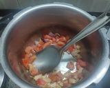 A picture of step 3 of Soya Chunks Masala 😋.