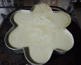 Foto langkah ke 3 dari resep Bingka susu creamy matcha.