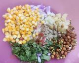 A picture of step 3 of Corn Bhel.