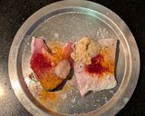 A picture of step 2 of Thakurbarir Katla Fry.