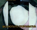 A picture of step 2 of Big potato stuff Parantha aloo ka paratha.