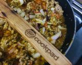 A picture of step 5 of Tawa Keema.