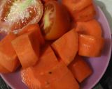 Foto langkah ke 1 dari resep Smoothies Wortel Tomat with Sari Kurma.
