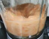 A picture of step 2 of Mild Watermelon Gazpacho.